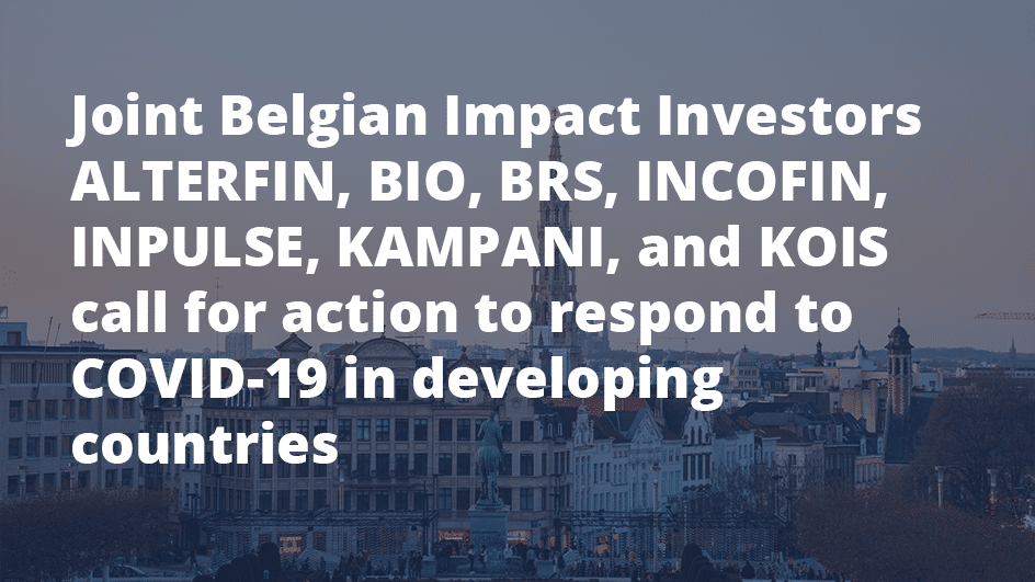 Joint Impact Investors call for action