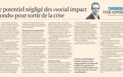 L’Echo: The neglected potential of social impact bonds as a way out of the crisis
